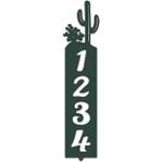 personalized cactus southwestern decor address sign house number plaque custom metal sign 0