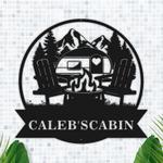 personalized camping campfire motorhome custom metal sign 0