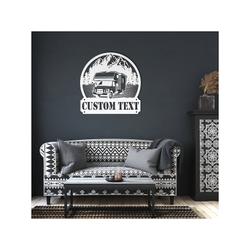 personalized camping truck camper mountain custom metal sign 2