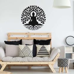 personalized chakra buddha yoga studio home decor custom metal sign 1