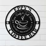 personalized coffee bar sign for kitchen coffee decor coffee sign coffee lover gifts home bar coffee sign coffee station sign 0