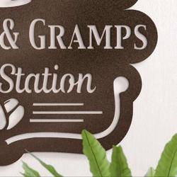 personalized coffee station sign coffee bean metal wall art gift for coffee lover christmas birthday housewarming gift 1