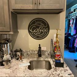 personalized coffee station sign coffee lover gift home business decor coffee decoration for kitchen gift for mom dad grandparents 3