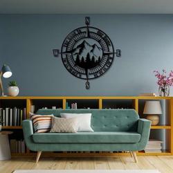 personalized compass coordinates sign the road to our home sign nautical compass custom metal sign mountain sign 1