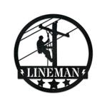 personalized construction lineman welder custom metal sign 0