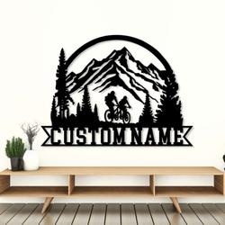 personalized couple cycling sign bicycle lover sign vanlentines day gift cycling gifts 1