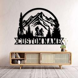 personalized couple cycling sign bicycle lover sign vanlentines day gift cycling gifts 3