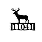 personalized deer address sign house number plaque custom metal sign 0