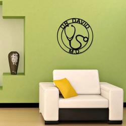 personalized doctor metal signs wall decor for office custom nurse sign 1