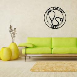 personalized doctor metal signs wall decor for office custom nurse sign 2