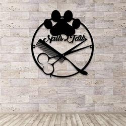 personalized dog grooming sign pet salo name sign groomer gifts pet lover sign 1