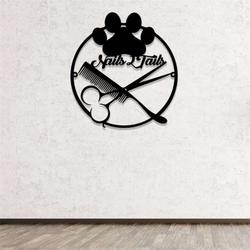 personalized dog grooming sign pet salo name sign groomer gifts pet lover sign 2