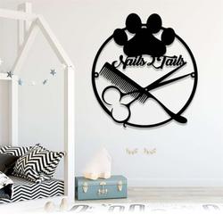 personalized dog grooming sign pet salo name sign groomer gifts pet lover sign 3
