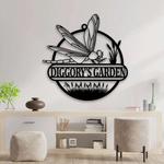 personalized dragonfly garden decorative custom metal sign 0