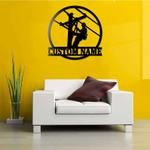 personalized electrical worker lineman custom metal sign 0