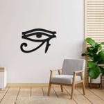 personalized eye of horus egyptian aesthetic yoga studio home decor custom metal sign 0