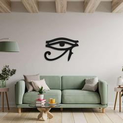personalized eye of horus egyptian aesthetic yoga studio home decor custom metal sign 2