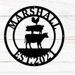 personalized farmhouse sign farm animals sign farmhouse decor chicken pig cow farm sign barn sign farmer gifts 0