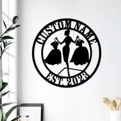 personalized fashion shop clothings store wall art dressing room fitting room decor custom metal sign 2
