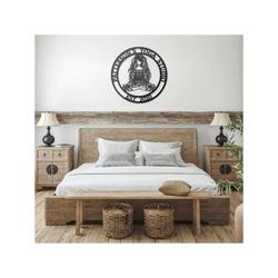 personalized female yoga instructor yoga studio home decor custom metal sign 3