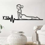 personalized fitness center yoga gym yoga studio sign v2 minimalism home decor custom metal sign 0
