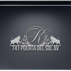 personalized floral bull address sign initial letter monogram house number plaque custom metal sign 2