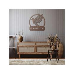 personalized floral mandala pigeon bird garden decorative custom metal sign housewarming gift 3