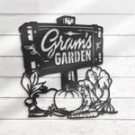 personalized fresh vegetable farm name rustic decorative garden custom metal sign 0