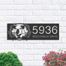 personalized funny pig farm animal farmhouse address sign house number plaque custom metal sign 1