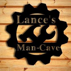 personalized garage metal sign man cave decor gift for dad fathers day 2
