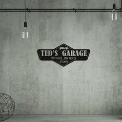 personalized garage metal sign my tools my rules quote sign housewarming gifts home man cave decor personalized gifts 3