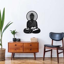 personalized gautama buddha yoga studio home decor custom metal sign 1