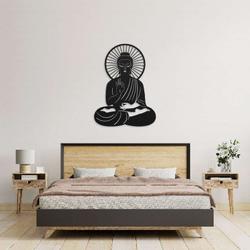 personalized gautama buddha yoga studio home decor custom metal sign 2