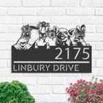 personalized goat pig chicken rabbit farm animals ranch address sign custom metal signs 0