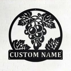 personalized grape farm grape home decor grape lover farmer gift 1