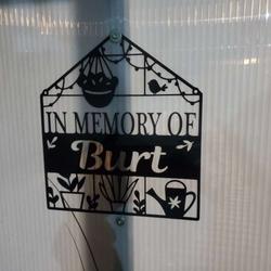 personalized greenhouse garden decorative custom metal sign 2