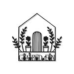 personalized greenhouse garden gate decorative custom metal sign 0
