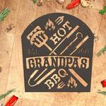 personalized grilling sign metal cooking sign bbq sign home outdoor kitchen sign housewarming gift 0