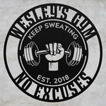 personalized gym workout room heavy weight lifting home gym decor custom metal sign 0