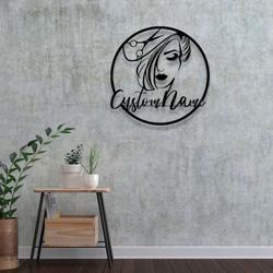personalized hair dresser sign hair stylist sign beauty salon hair decor hairstyle shop sign 1