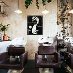 personalized hair salon creative beauty salon decor business custom metal sign 0