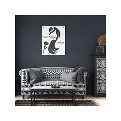 personalized hair salon creative beauty salon decor business custom metal sign 2