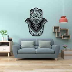 personalized hamsa hand evil eyes hand of fatima v10 yoga studio home decor custom metal sign 2