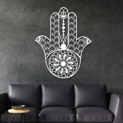 personalized hamsa hand evil eyes hand of fatima v13 yoga studio home decor custom metal sign 2