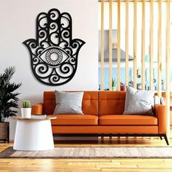 personalized hamsa hand evil eyes hand of fatima v2 yoga studio home decor custom metal sign 3