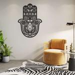 personalized hamsa hand evil eyes hand of fatima v3 yoga studio home decor custom metal sign 0