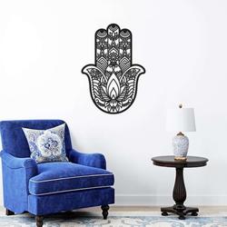 personalized hamsa hand evil eyes hand of fatima v3 yoga studio home decor custom metal sign 3