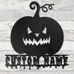 personalized horror pumpkin metal sign halloween signs halloween decoration for home 0