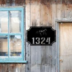 personalized horse address sign house number plaque custom metal sign 3