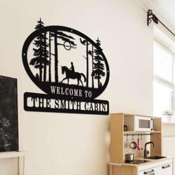 personalized horse riding sign horse stall sign farm decor horse farm custom metal sign cabin sign housewarming gifts 1